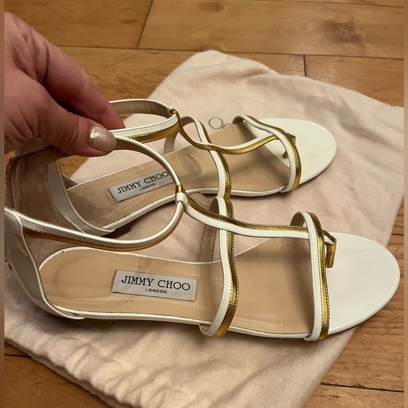 JIMMY CHOOSE Tabitha gladiator sandal - size 38.5 - Picture 5 of 10